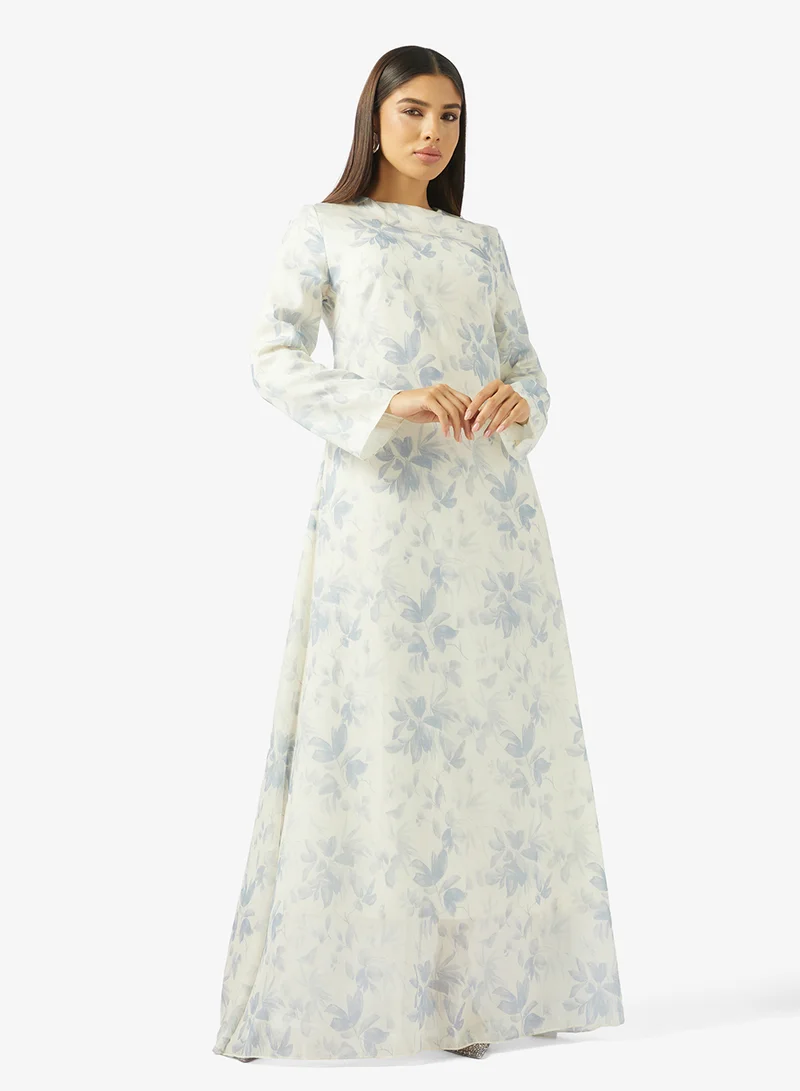 خزانة Floral Print Dress